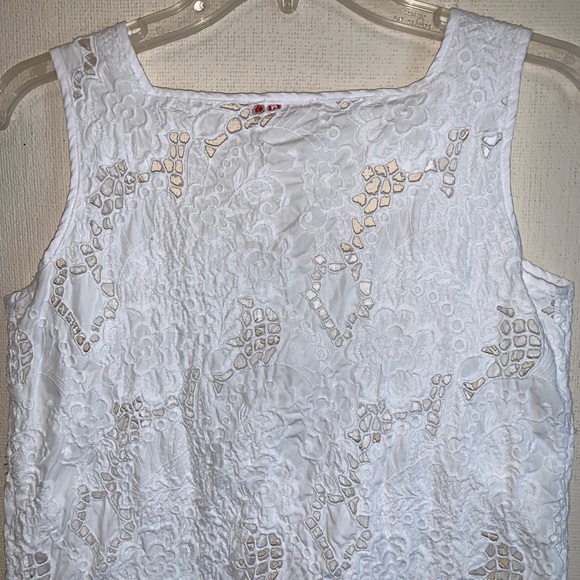 Organic John Patrick White Lace top - Picture 14 of 16